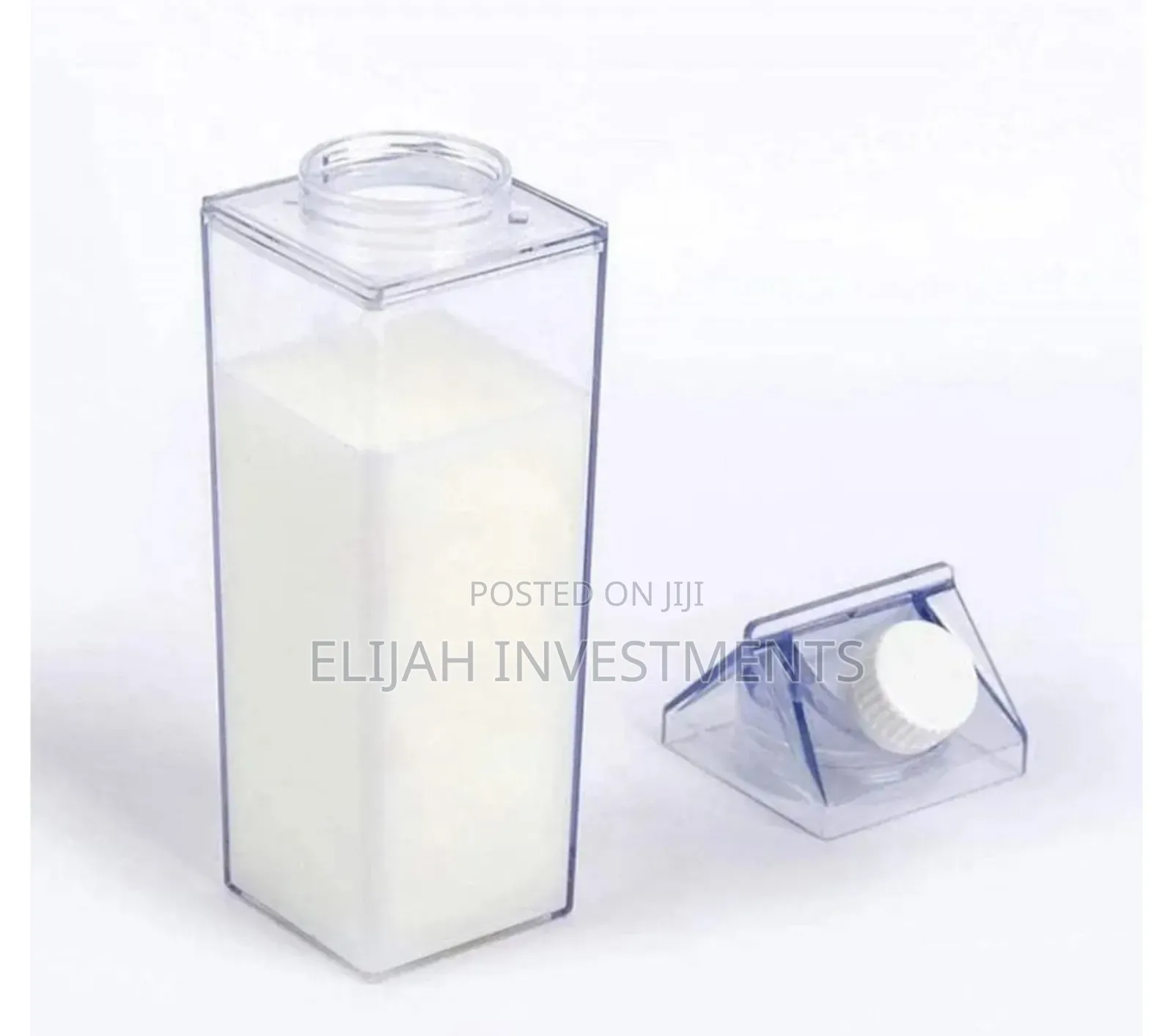 Transparent Plastic Milk Bottle
