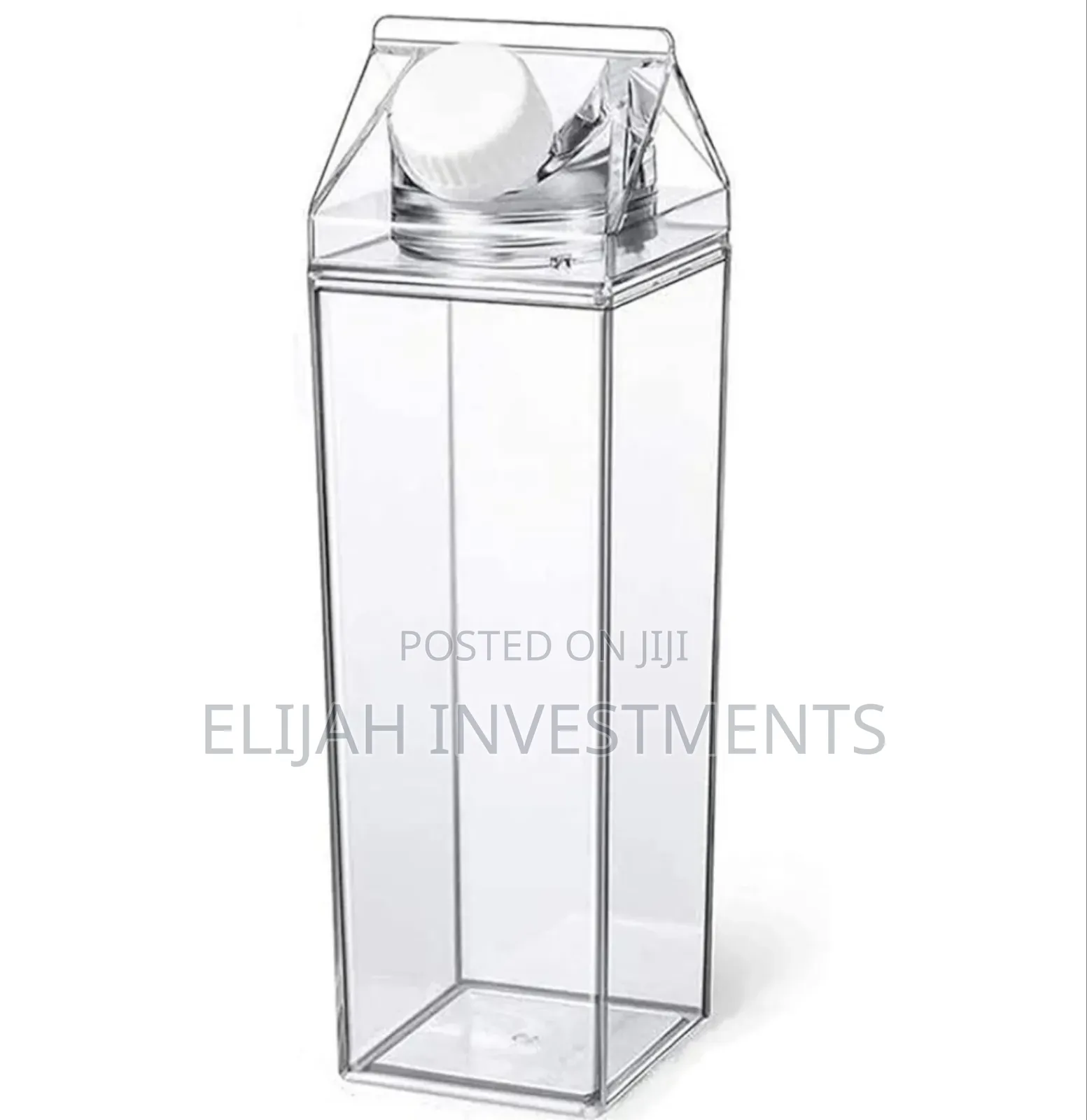 Transparent Plastic Milk Bottle