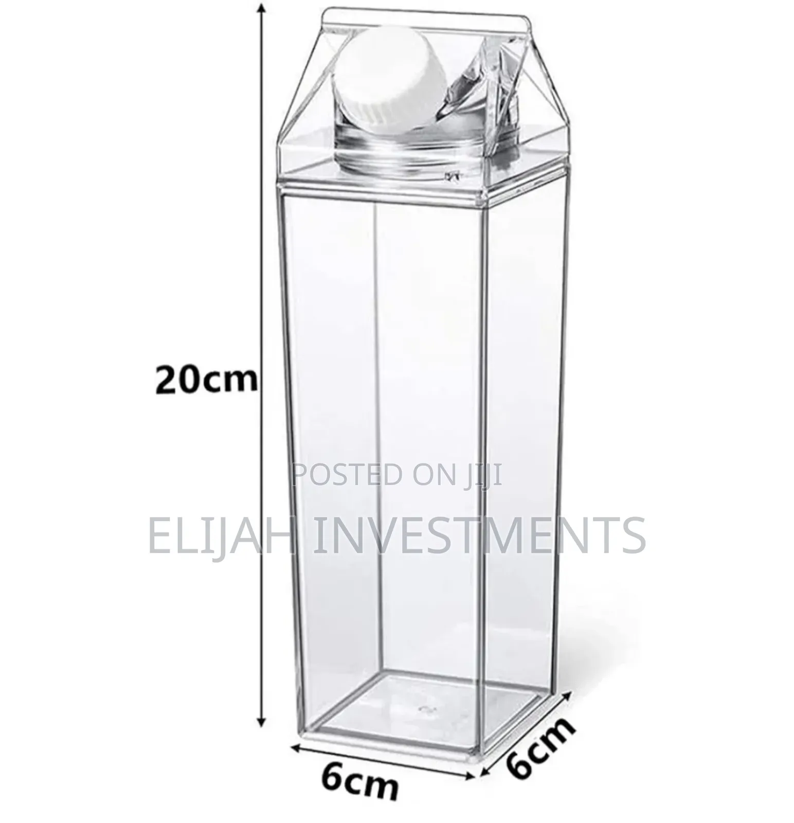 Transparent Plastic Milk Bottle