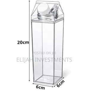 Transparent Plastic Milk Bottle