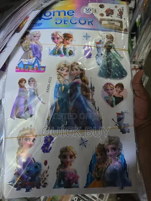 Princess Kids Home Decoration Stickers
