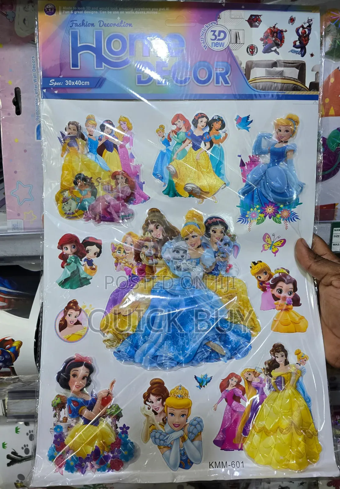 Princess Kids Home Decoration Stickers
