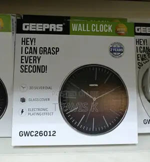 Geepas Wall Clock Gwc26012