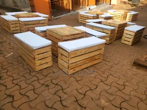 Pallet Benches With Cushion