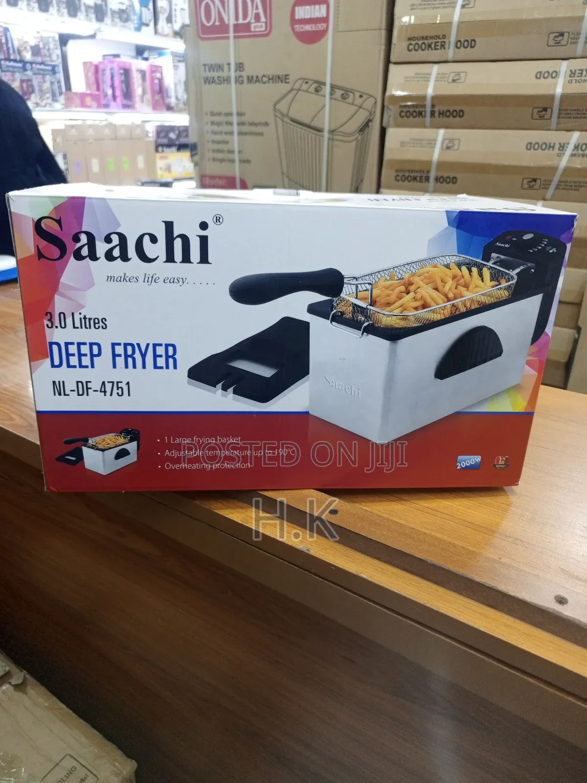 Saachi 3.0 Litres Deep Fryer, Model Nl-Df-4751.
