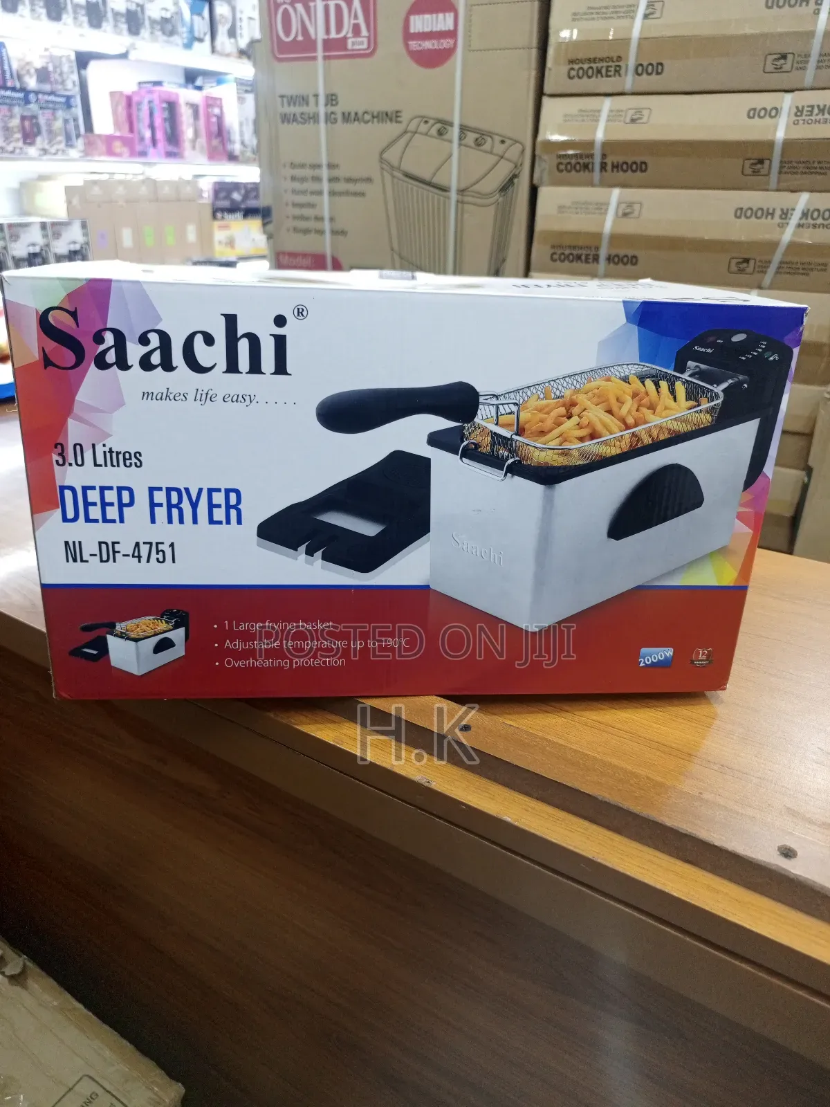 Saachi 3.0 Litres Deep Fryer, Model Nl-Df-4751.