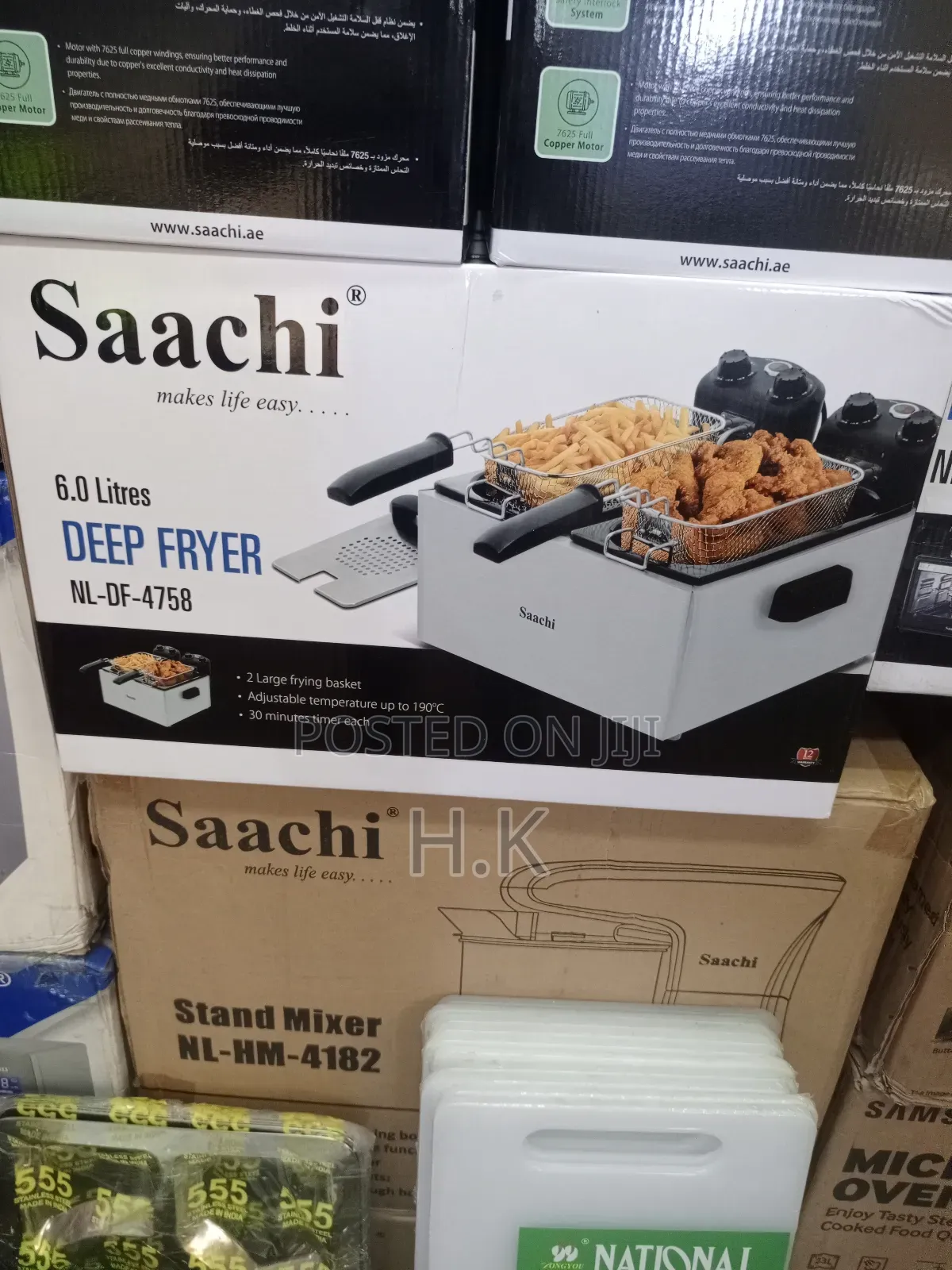 Saachi 6.0 Litres Deep Fryer, Model Nl-df-4758.