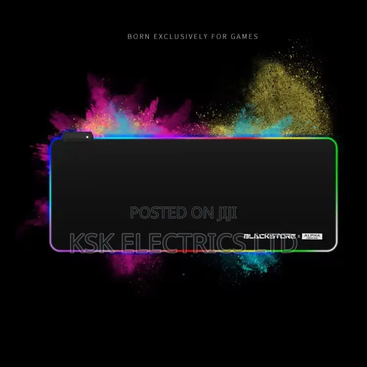Gaming Mouse Pad XXL - RGB Led Lighting - Anti-Sl Customed