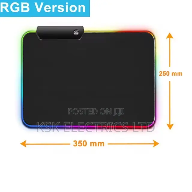 Gaming Mouse Pad XXL - RGB Led Lighting - Anti-Sl Customed