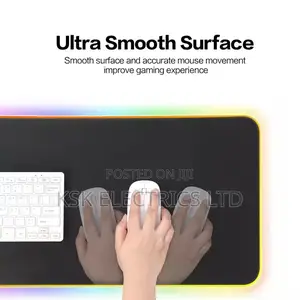 Gaming Mouse Pad XXL - RGB Led Lighting - Anti-Sl Customed
