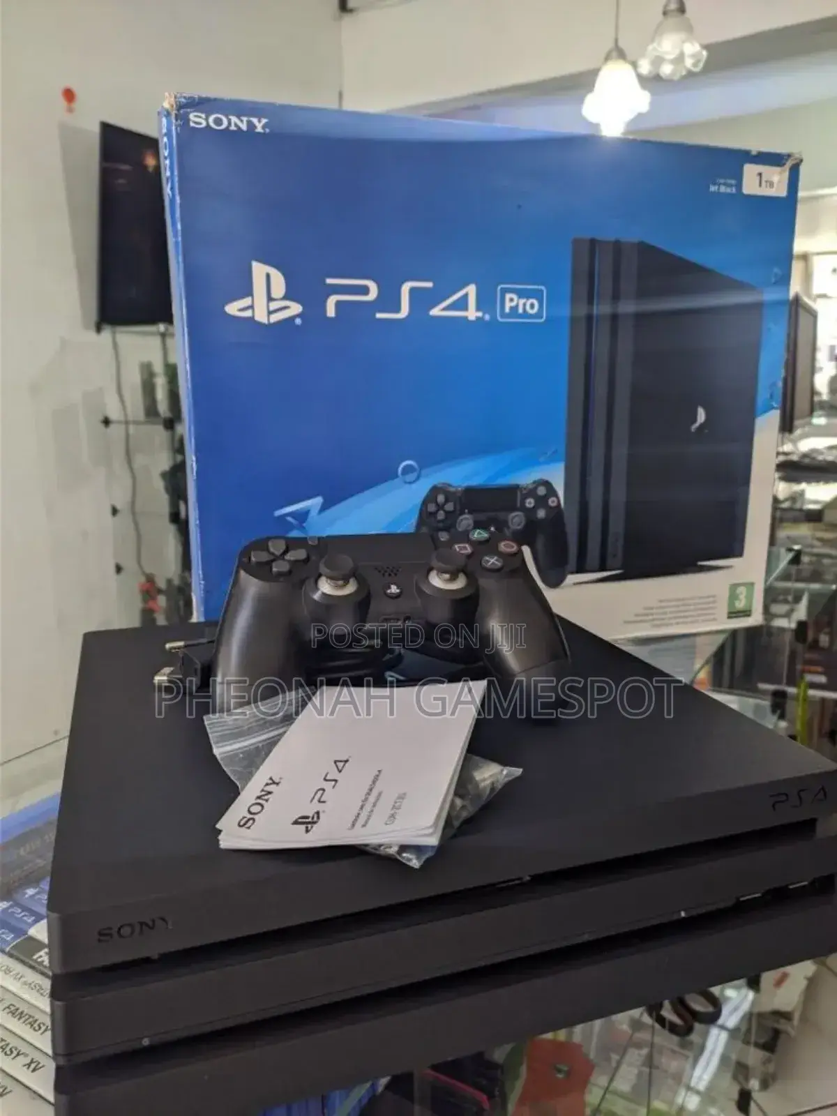 Ps4 Pro 1tb Storage 20 Games And 2 Controllers