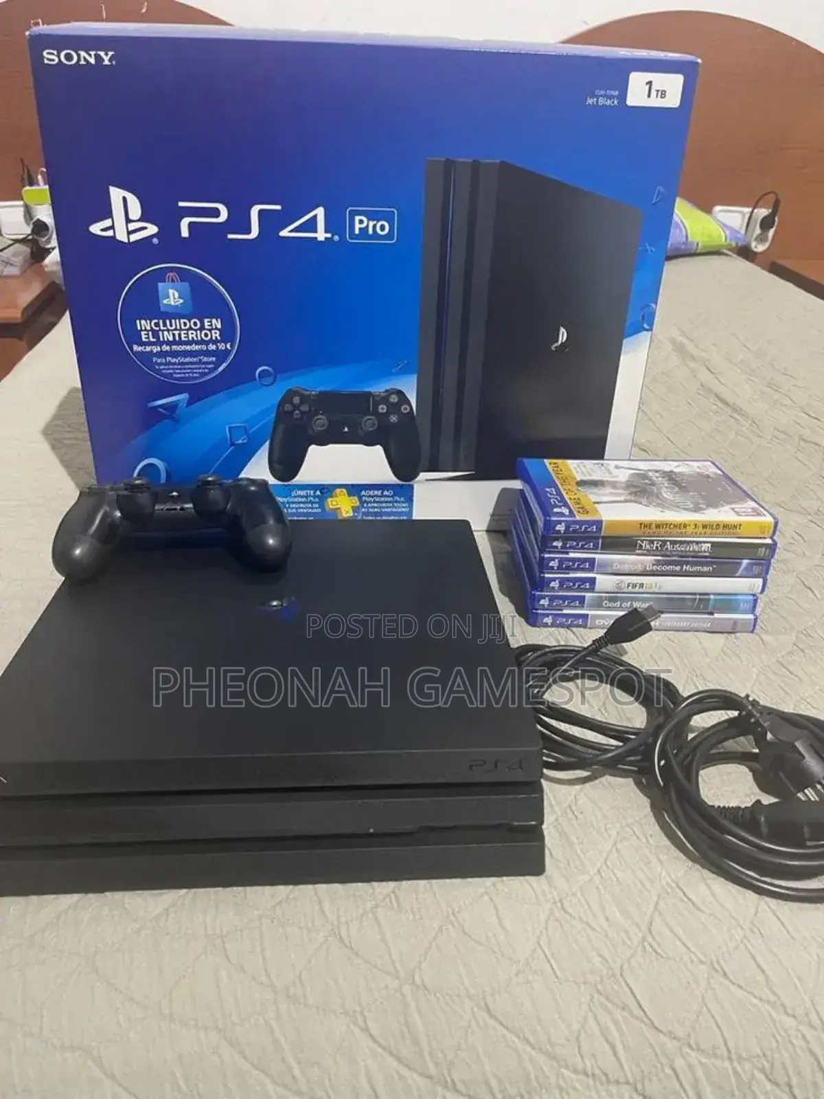Ps4 Pro 1tb Storage 20 Games And 2 Controllers