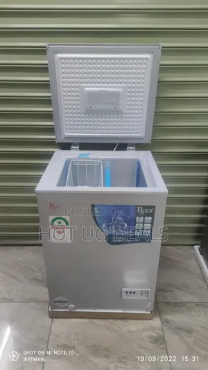 Roch 130 Litres Defrost Deep / Chest Freezer  - Grey