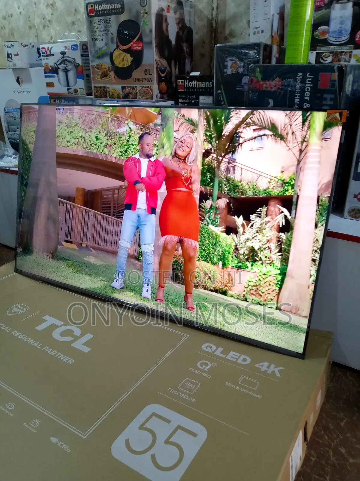55" Qled TCL Smart Google Tv