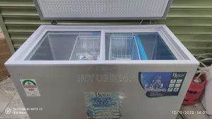 Roch 450 Litres Defrost Deep / Chest Freezer ) - Grey