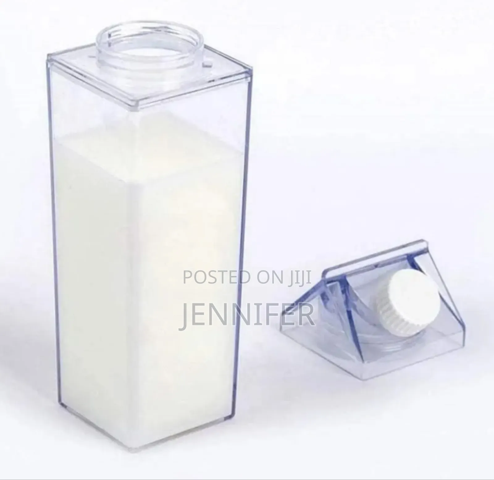 Transparent Milk Bottle Plastic Outdoor Drinking