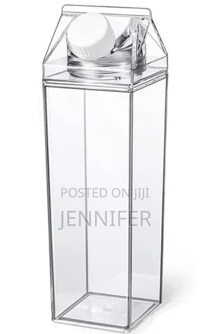Transparent Milk Bottle Plastic Outdoor Drinking