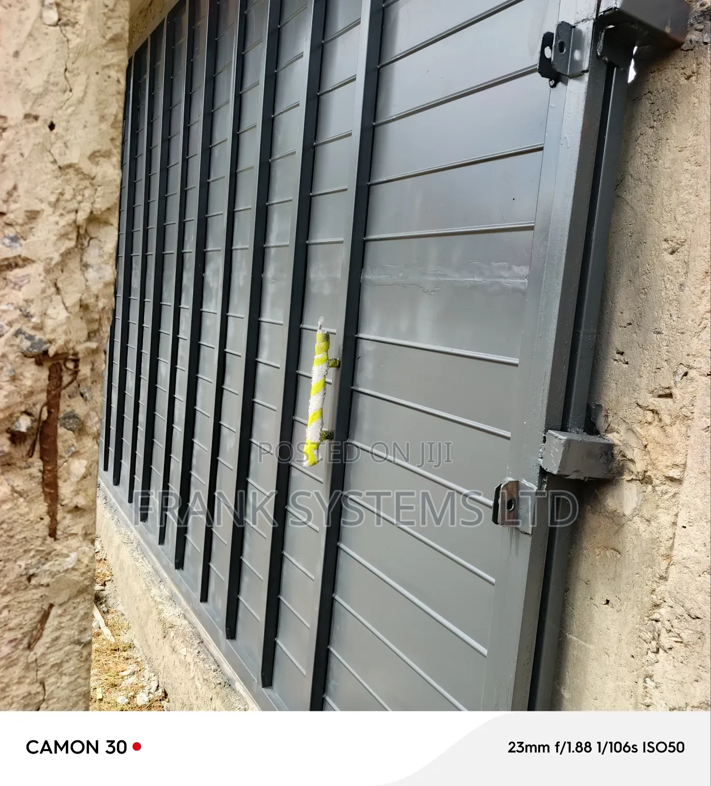 Metallic Grey Gate