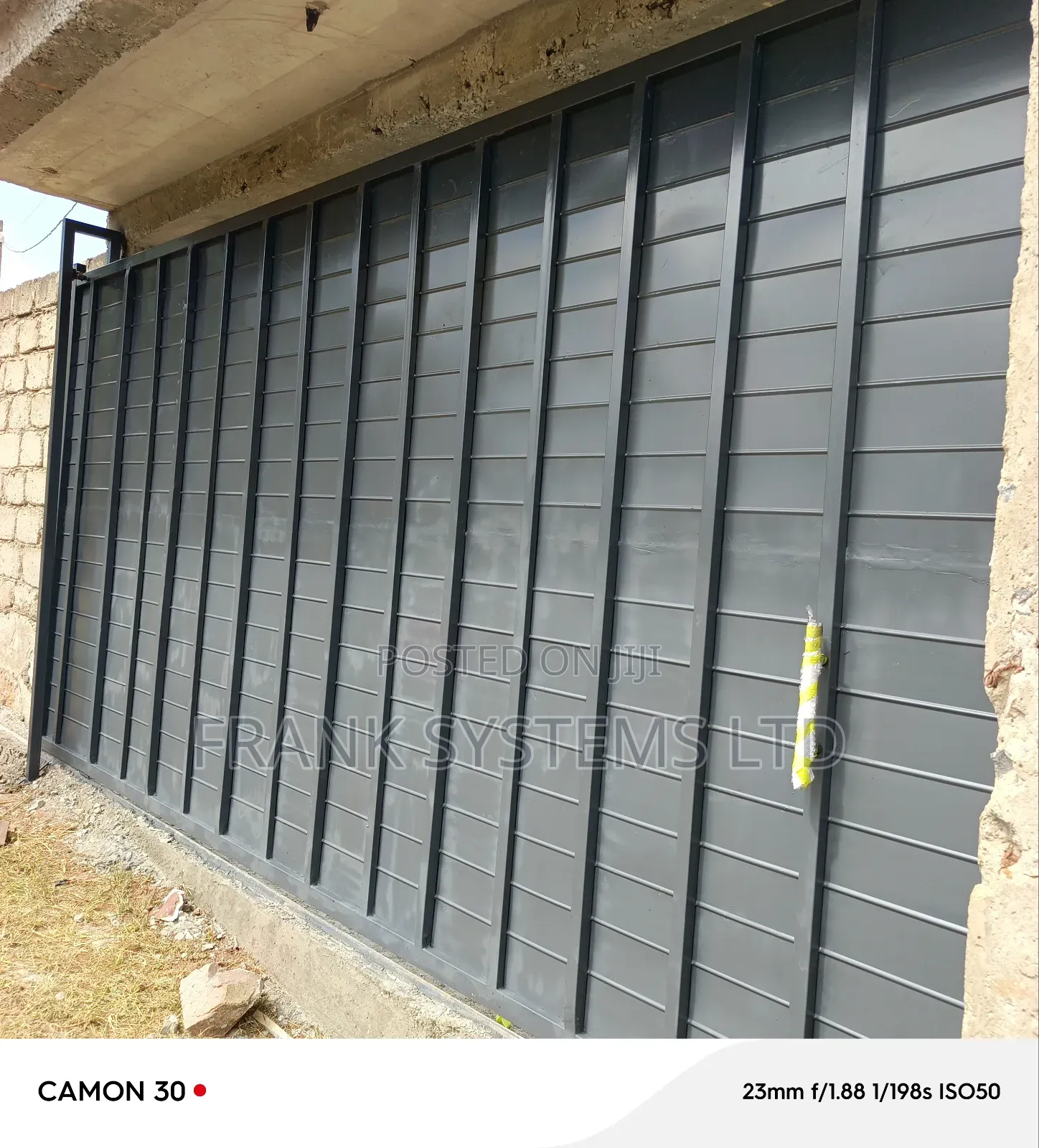 Metallic Grey Gate