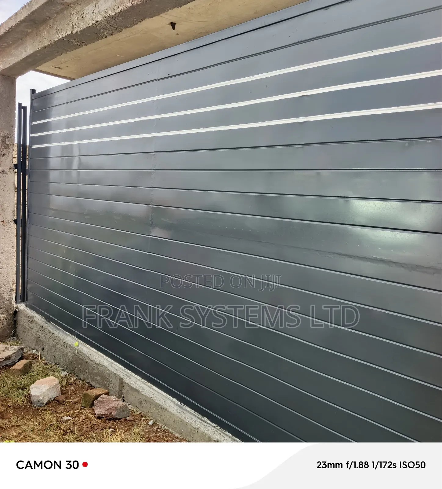 Metallic Grey Gate