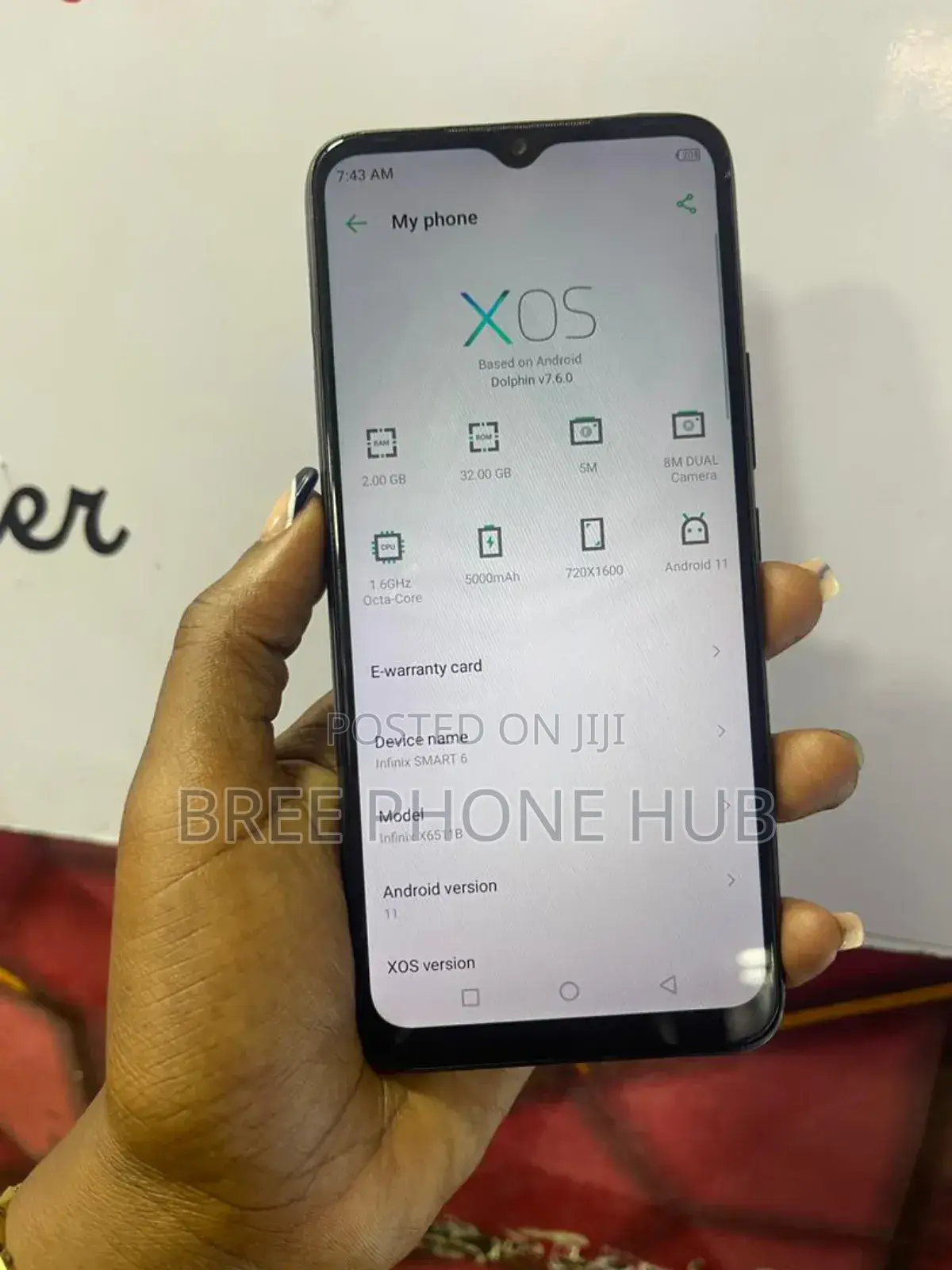 Infinix Smart 6 Plus 32 GB Black