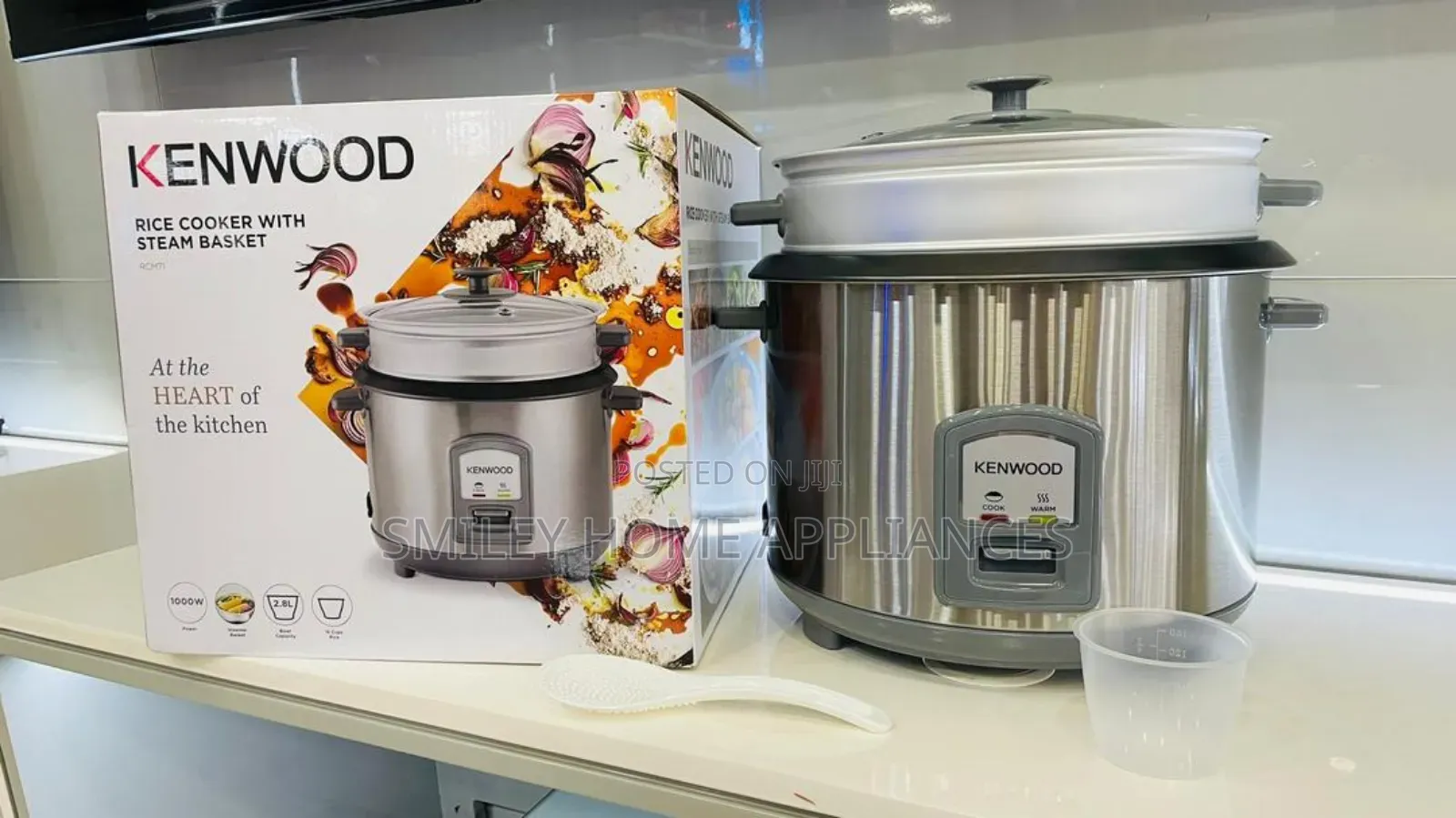 2.8ltr Kenwood Rice Cooker With Steam Basket at 20% Discount