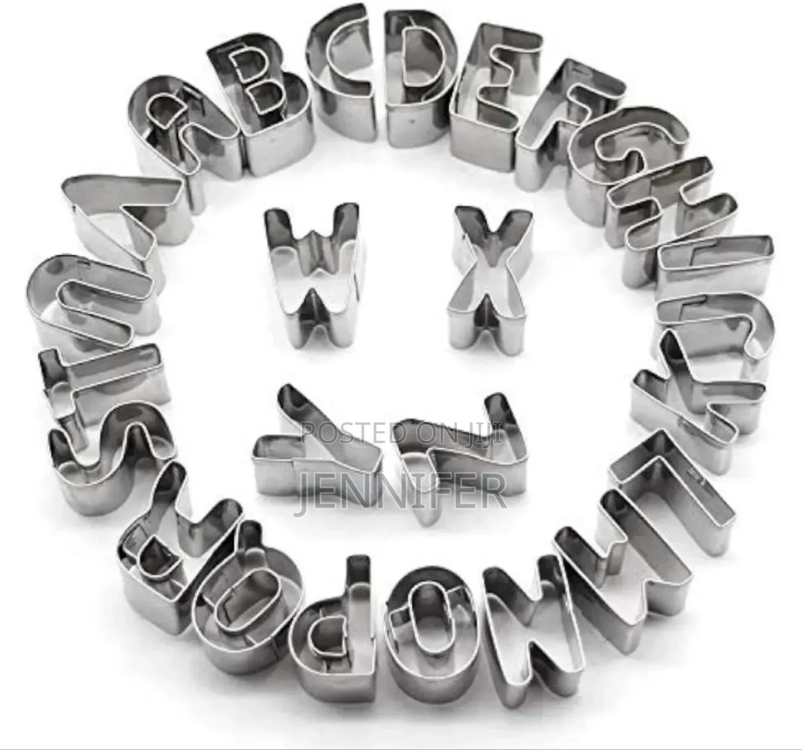 24pcs Alphabetical Cookie Press/Molds