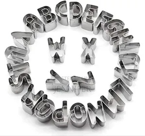 24pcs Alphabetical Cookie Press/Molds