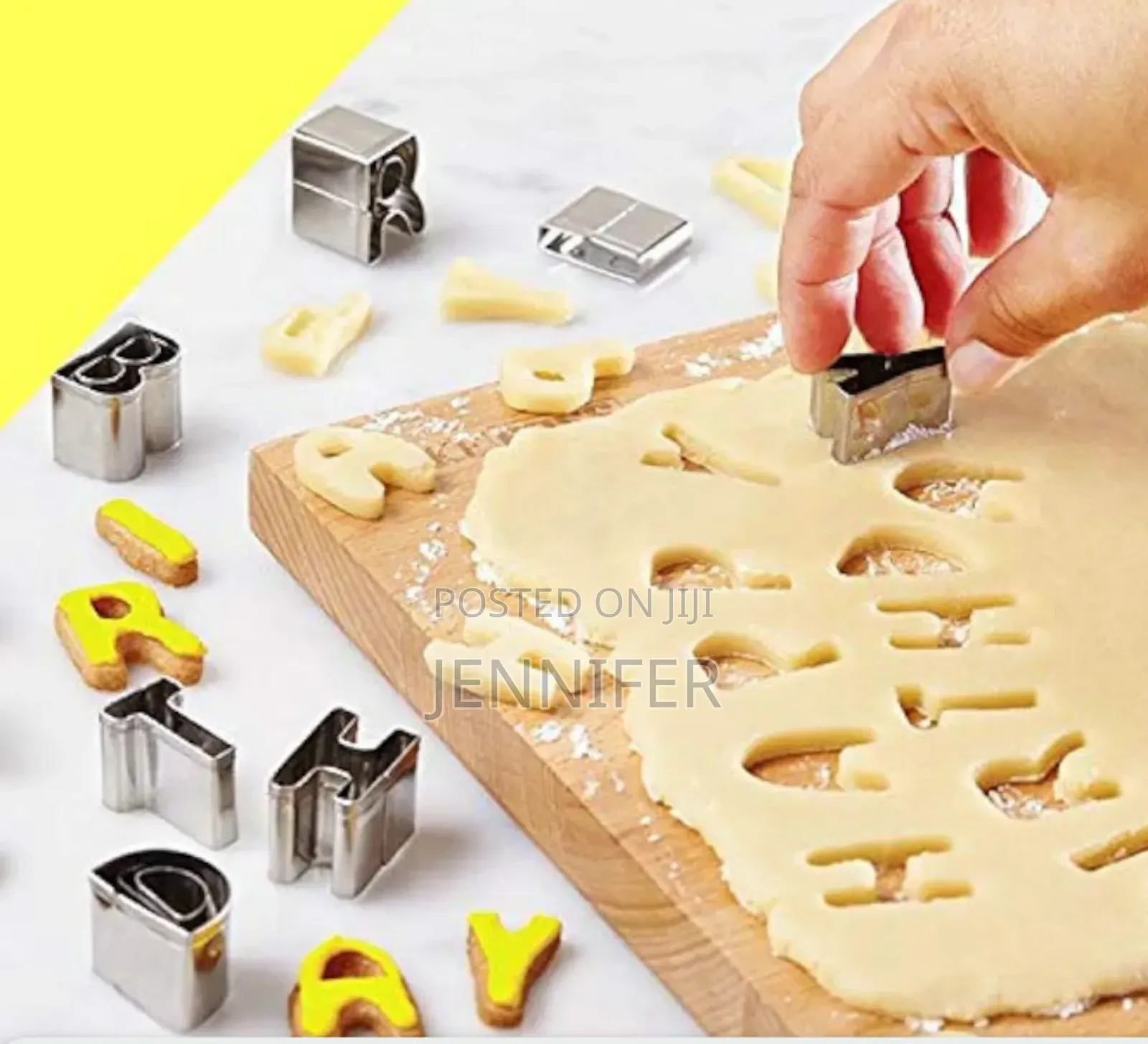 24pcs Alphabetical Cookie Press/Molds