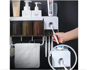 Super Bathroom Toothbrush Holder Storage Organizer