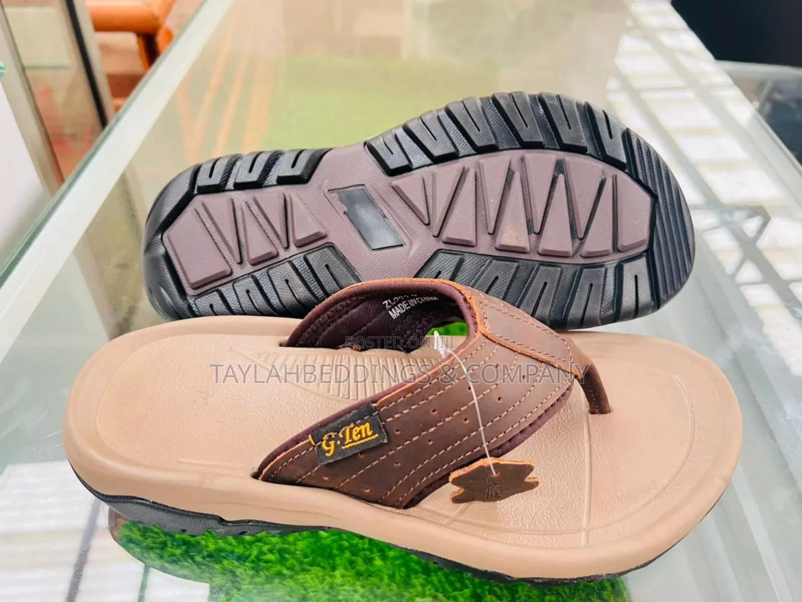 G Ten Men's Arch Fit Motley Sd-Rigel Canvas Thong Sandal