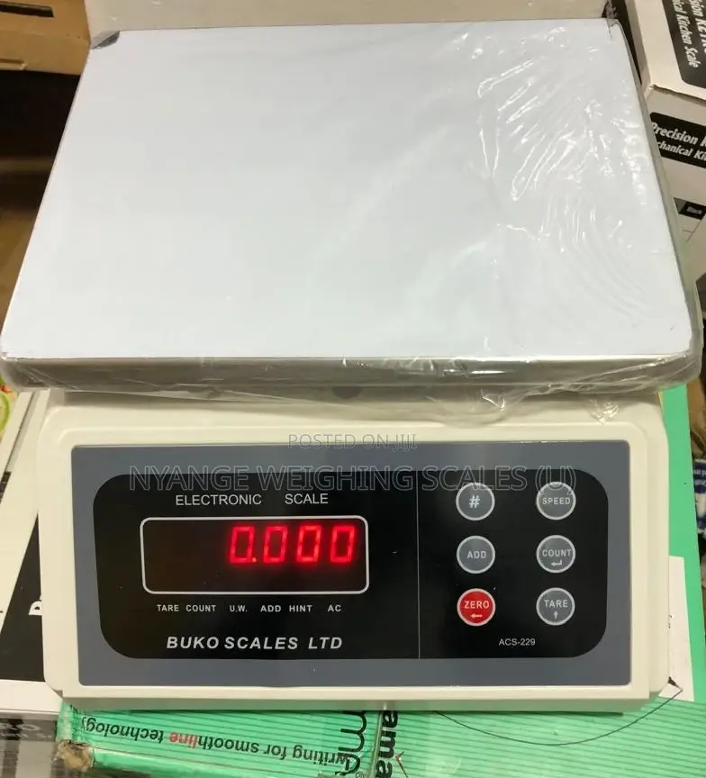 Waterproof Weigh Digital Weighing Scale White Color Weighing Scale