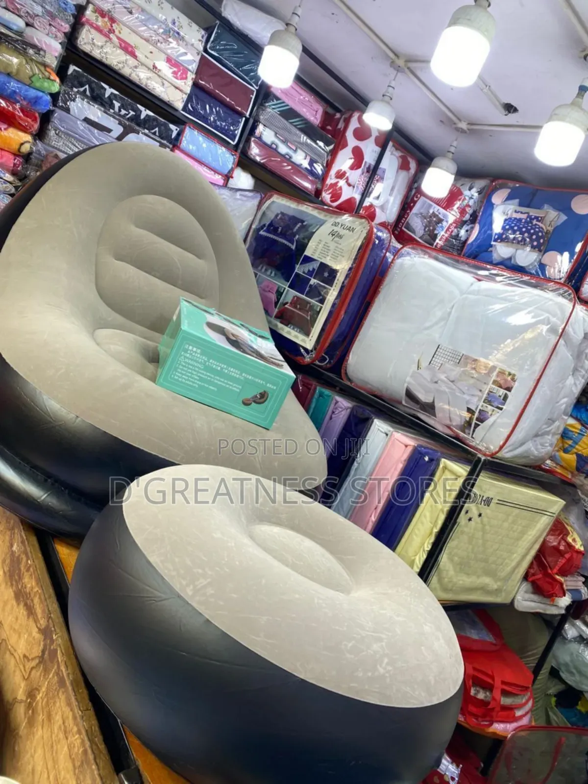 Air Chair With a Pump