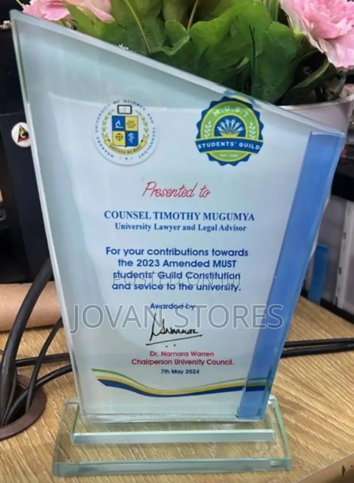 Customized Glass Awards
