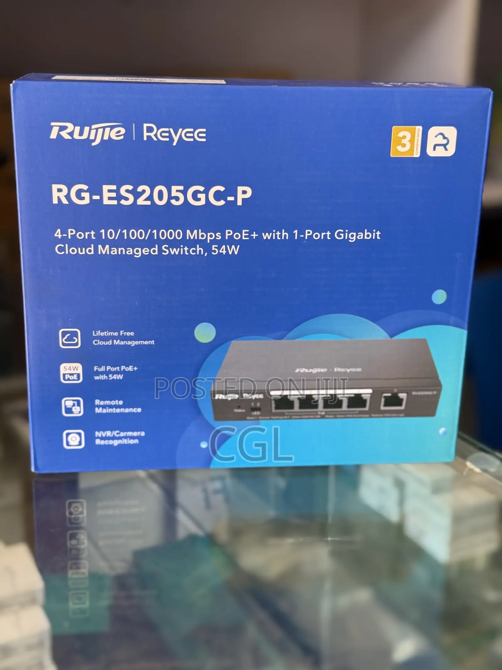 Ruijie Reyee Rg-Es205gc-P 5port Full Poe Gigabit Switch