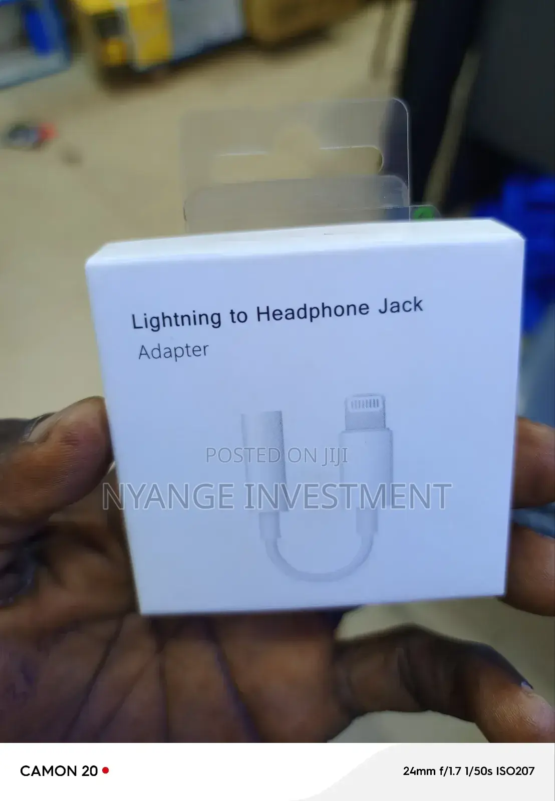 Lightning to Headphone Jack Adaptor.