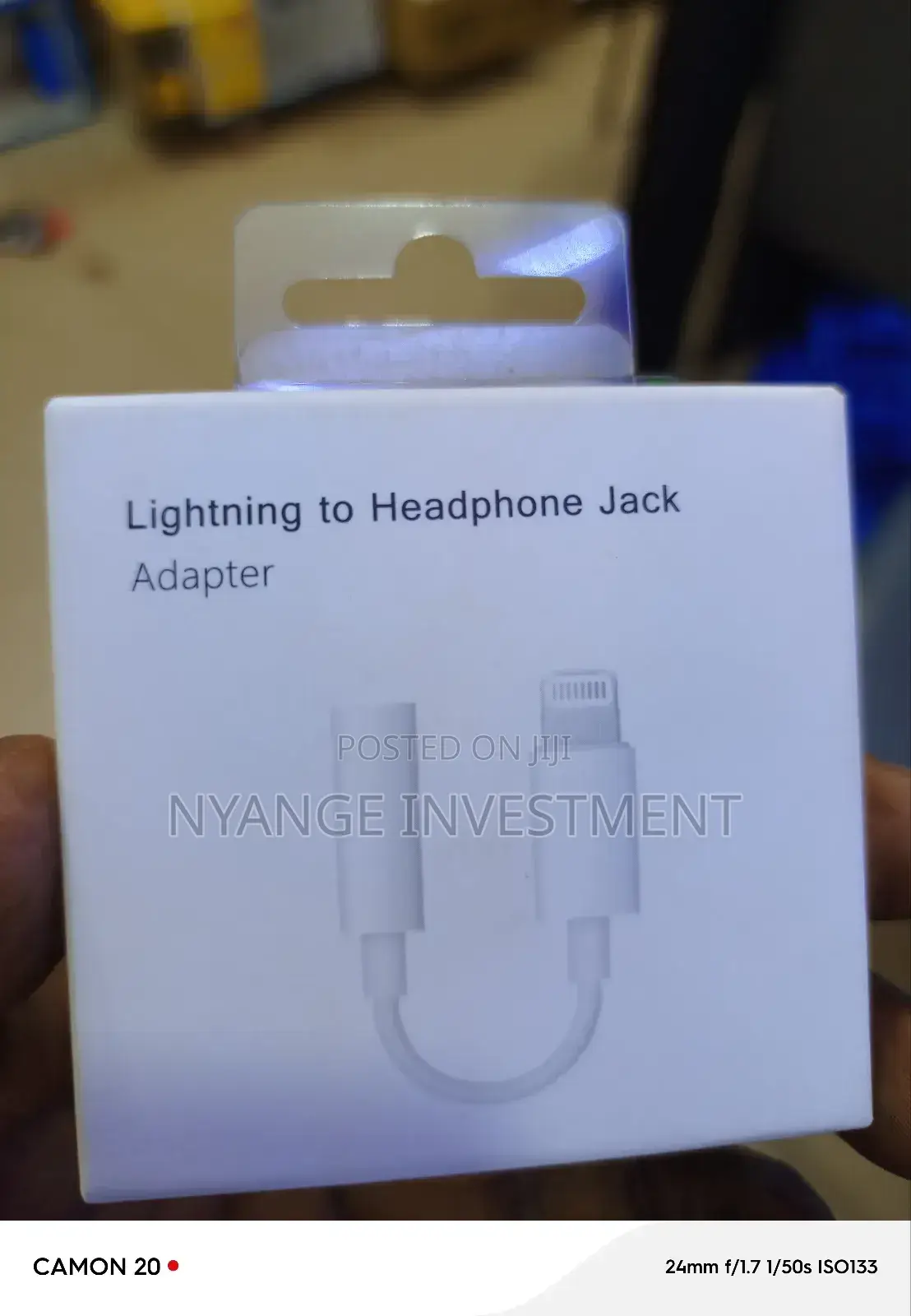 Lightning to Headphone Jack Adaptor.