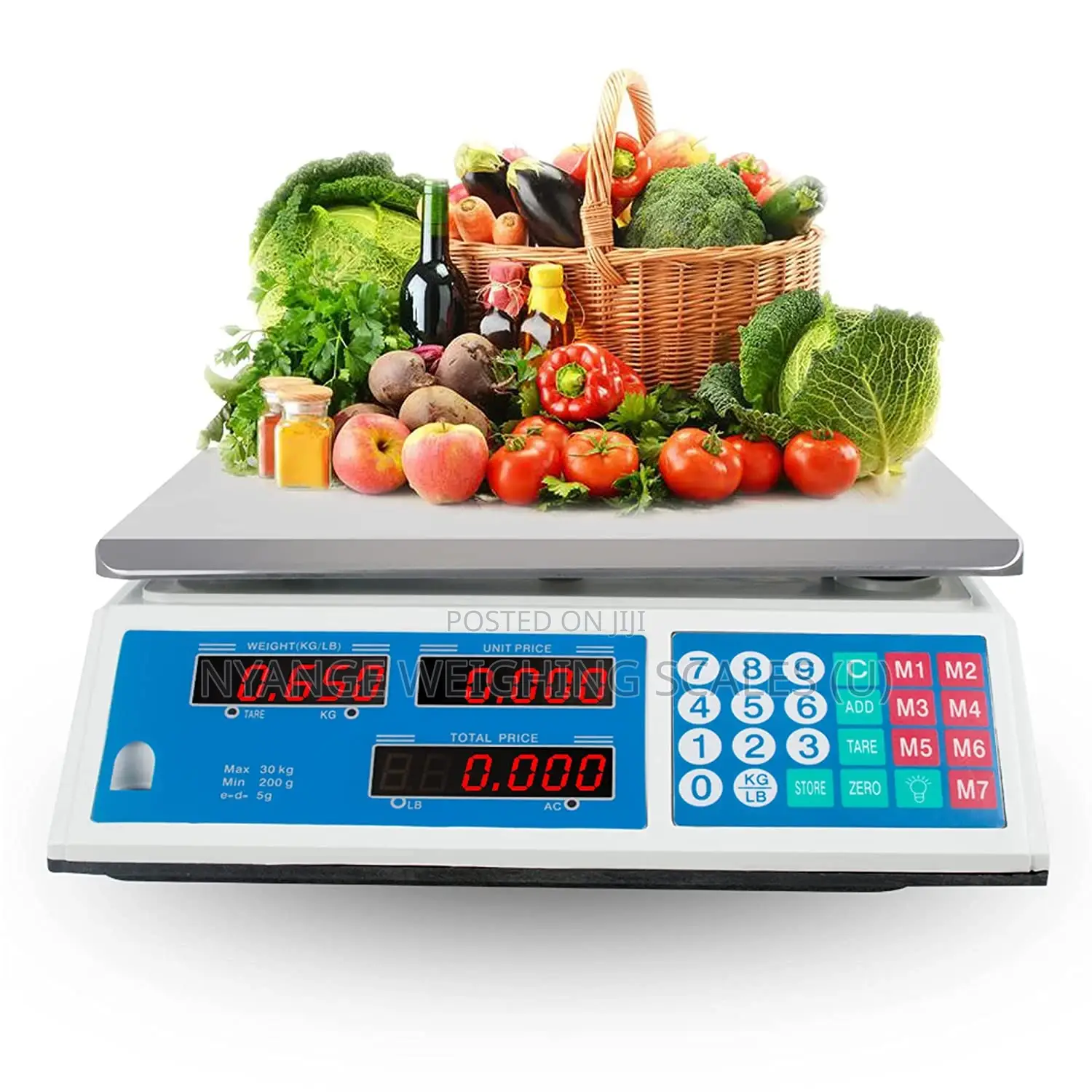 Calibrated Weigh Acs 40kg Weighing Scale Electric Weighing Scales