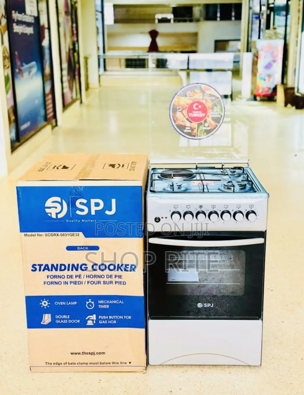 SPJ 3gas 1 Electric Cooker Made Turkey
