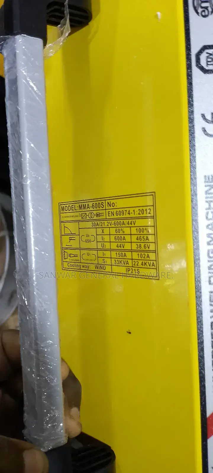 Mma-600 Amps Welding Machine