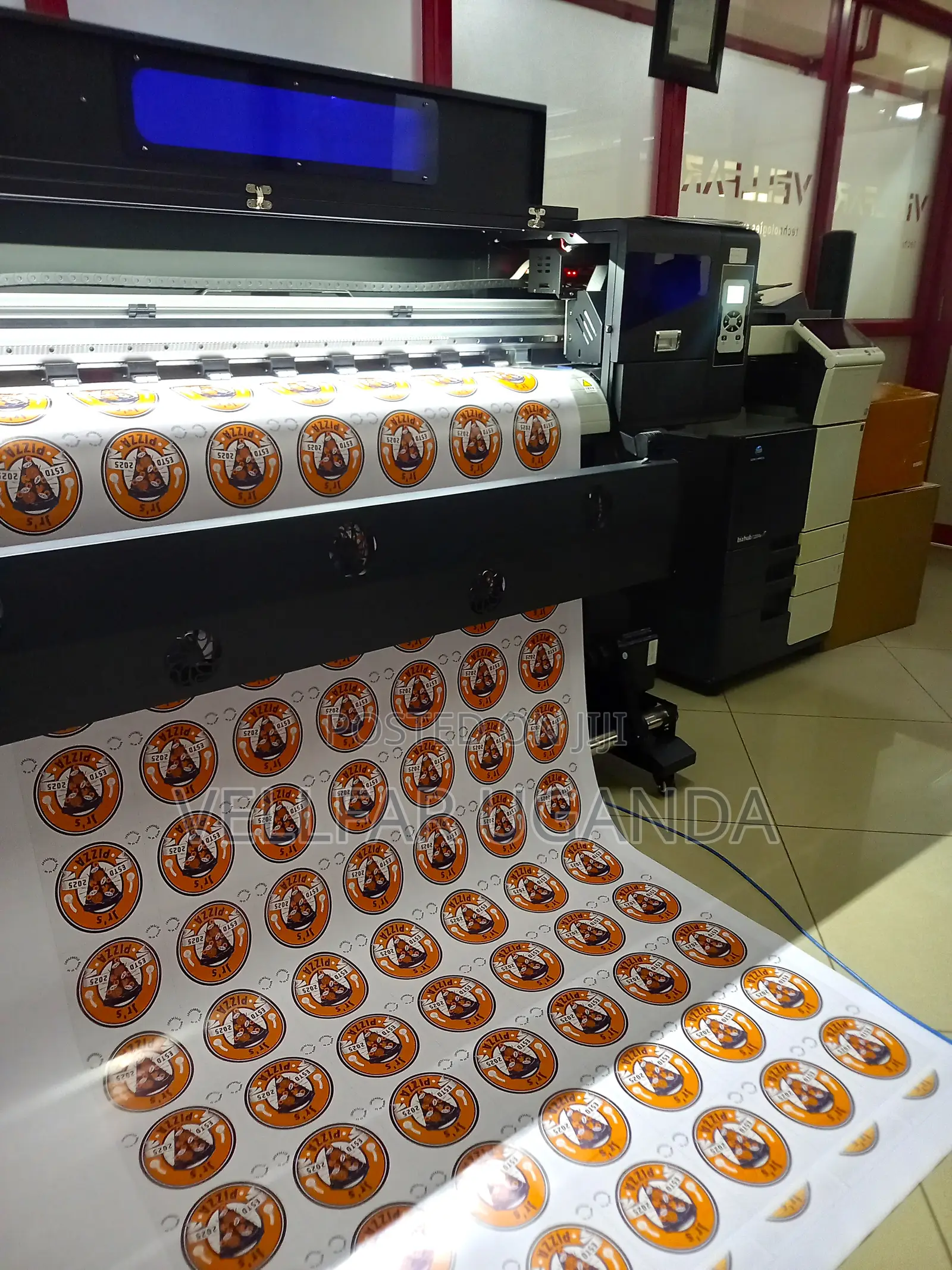 Product Stickers (Pizza Boxes Branding)