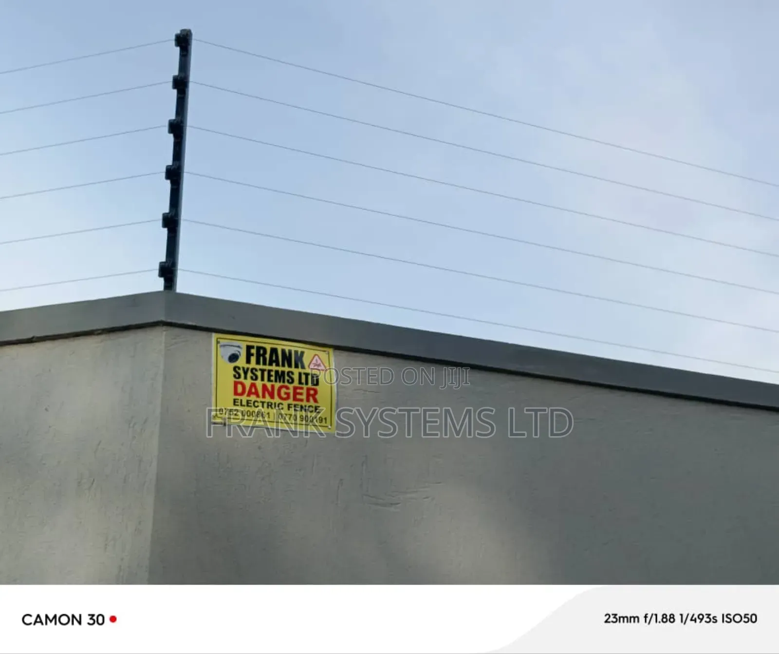 Electric Fence on 100fts by 100fts