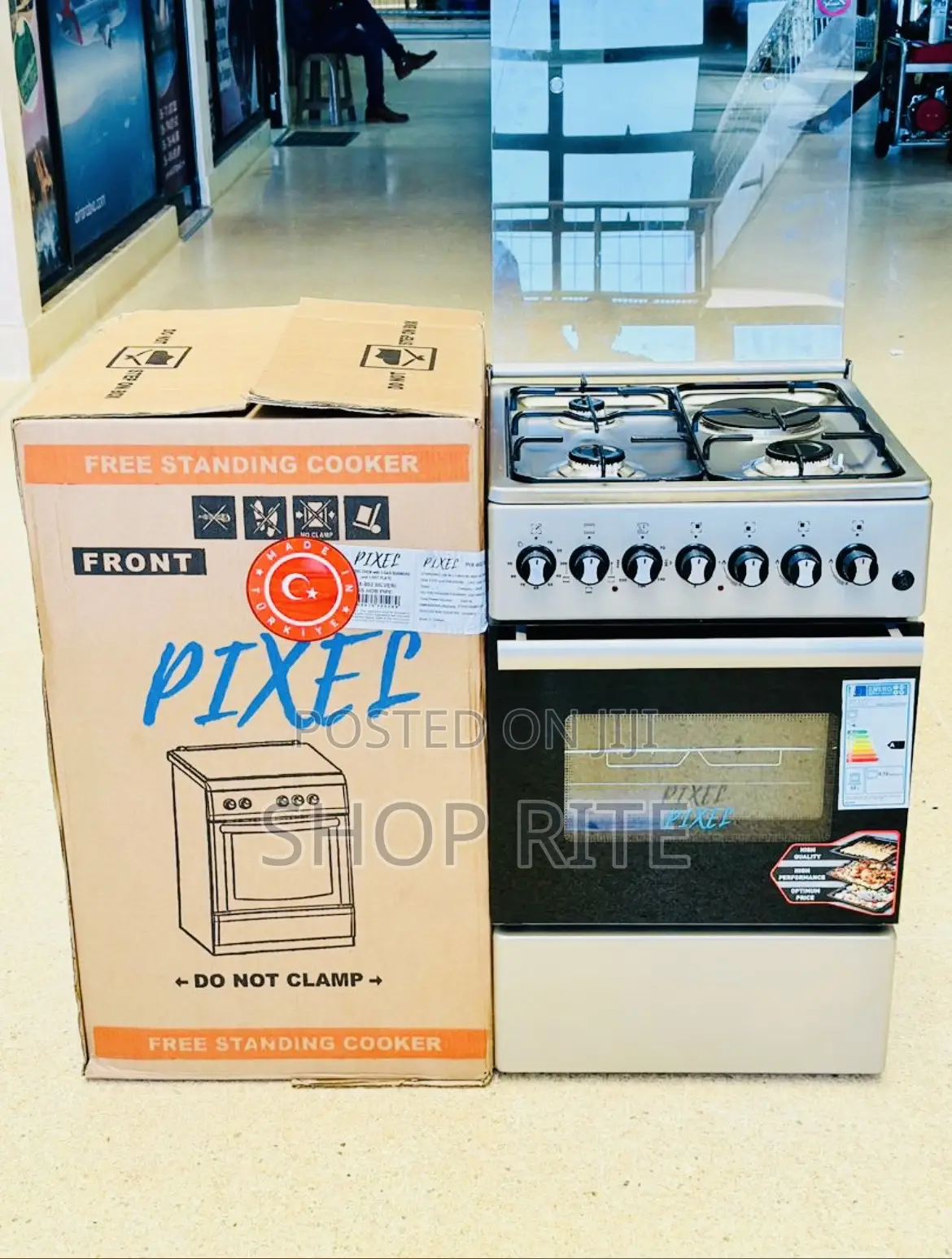 Pixel Cooker 3 Gas 1electric Hot Plate