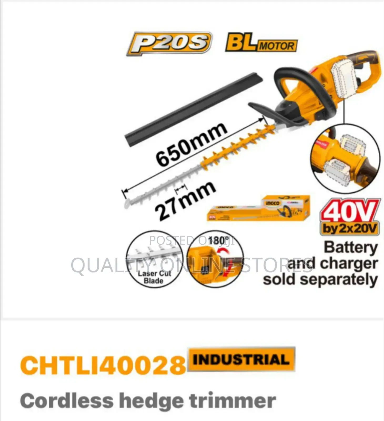 Electric Hedge Trimmer