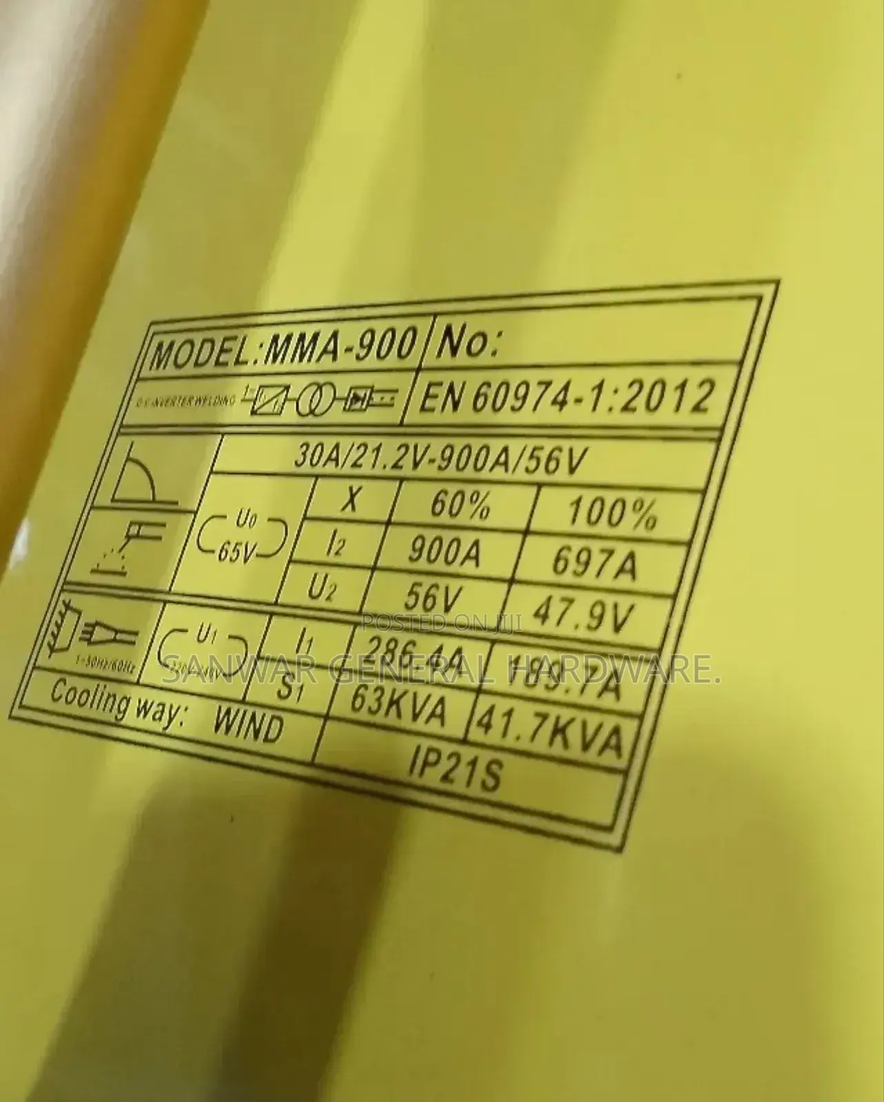 Mma-900 Amps Welding Machines.