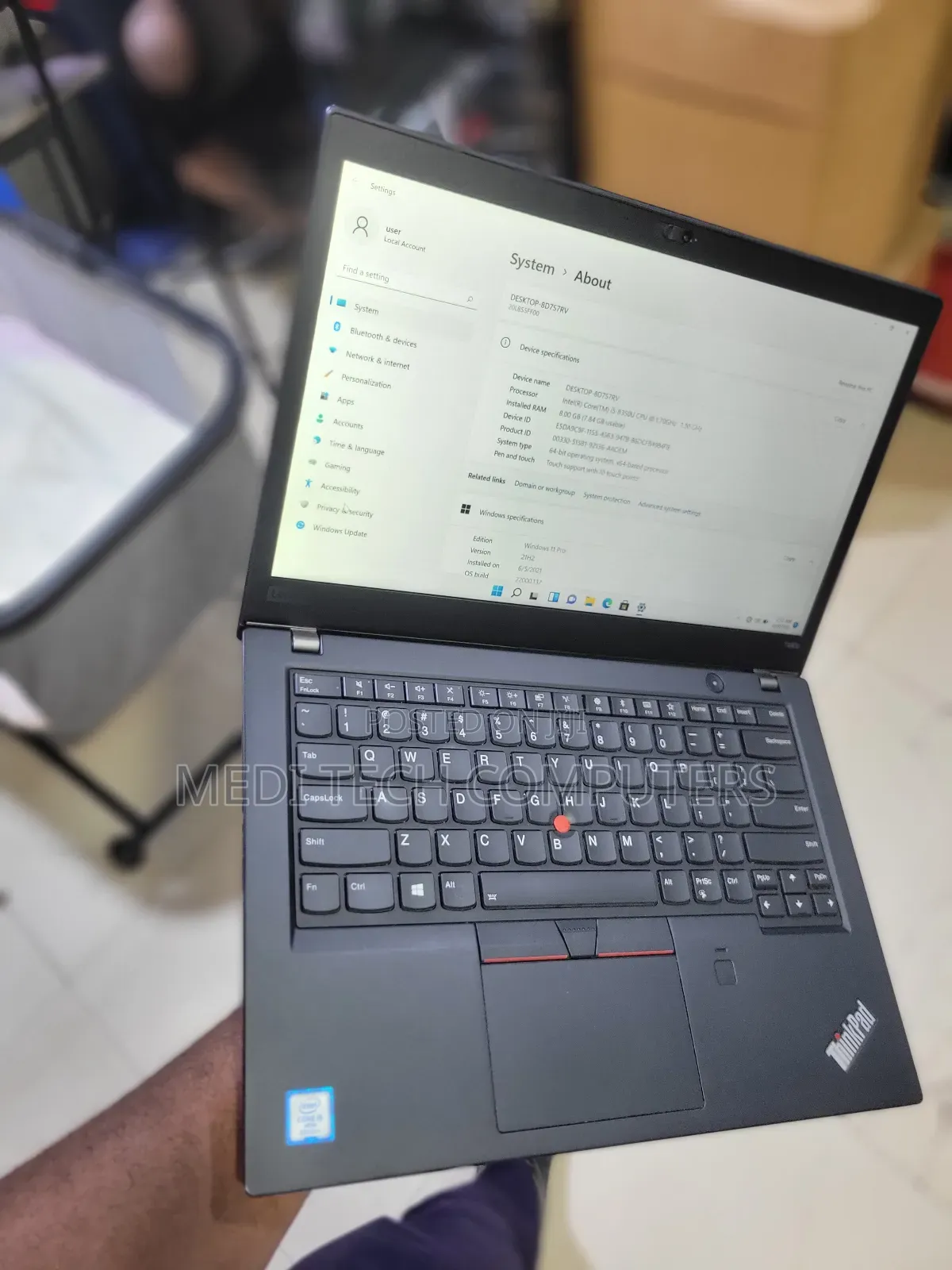 Laptop Lenovo ThinkPad T480s 8GB Intel Core I5 SSD 256GB