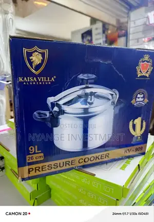 Aluminum Pressure Cooker. Keisavilla Pressure 9l