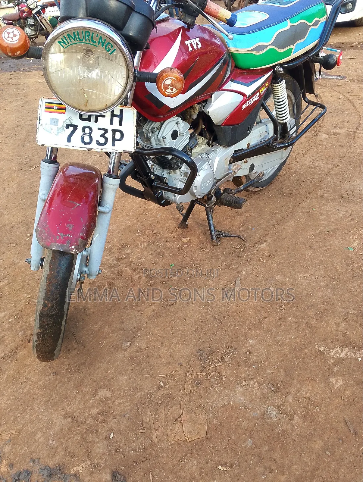 TVS HLX 125 2022 Red