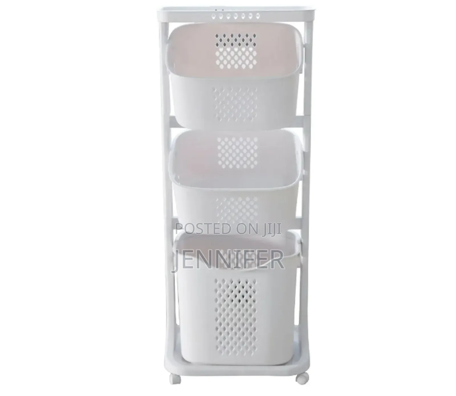 4-Tier Plastic Bathroom/Kitchen Storage Organizer
