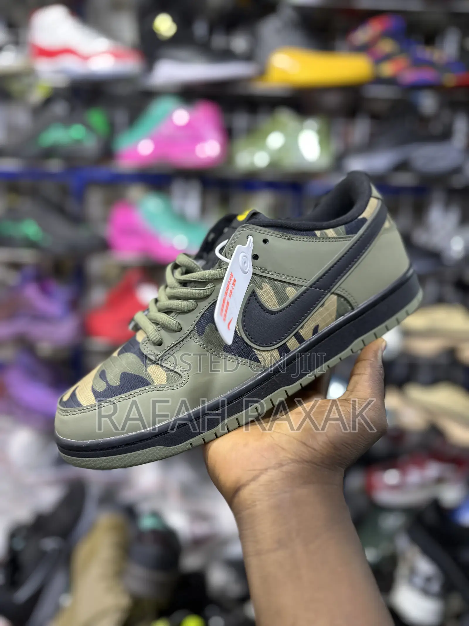 Original Camouflage Nike Sb Dunk Low Pro Sneakers